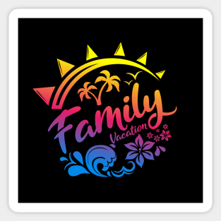 Family and vacation Sticker